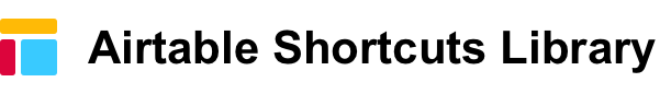 Airtable Shortcuts Library Logo